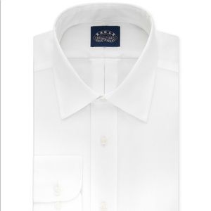 Men’s Classic-Fit Stretch Collar Non-Iron Solid Dress Shirt 👔
